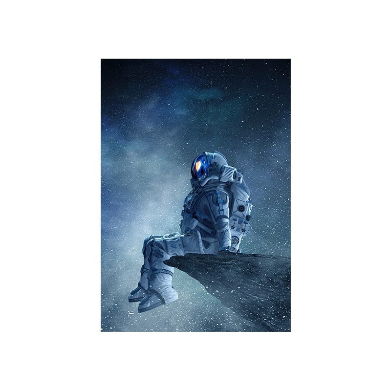 Arthia Designs - Lonely Astronaut Contemplating Canvas Art - Review