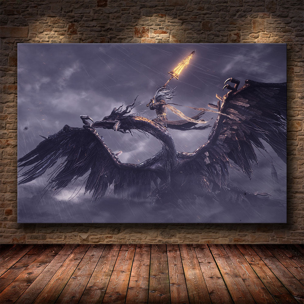 Arthia Designs - Classic Dark Souls 2 Canvas Art - Review