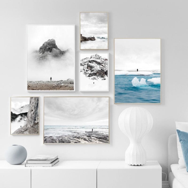 Arthia Designs - The Lone Glacier Rock Canvas Art - Review