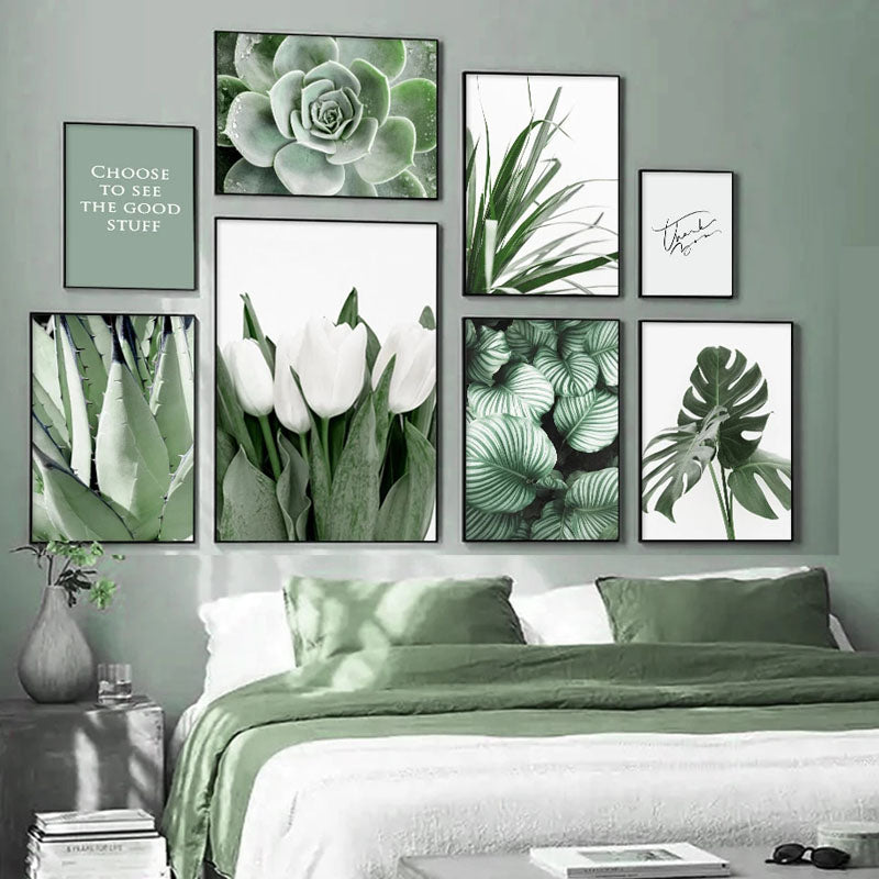 Arthia Designs - Green Orchid Flowers Canvas Art - Review