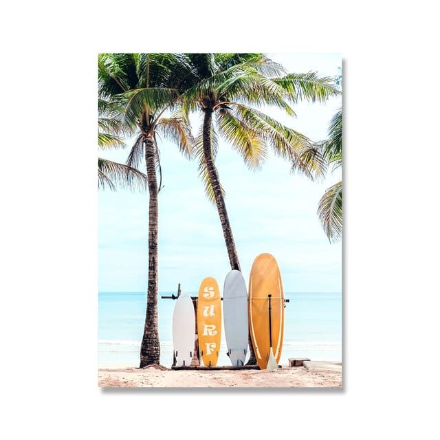 Arthia Designs - Modern Tropical Beach Landscape Canvas Art - Review