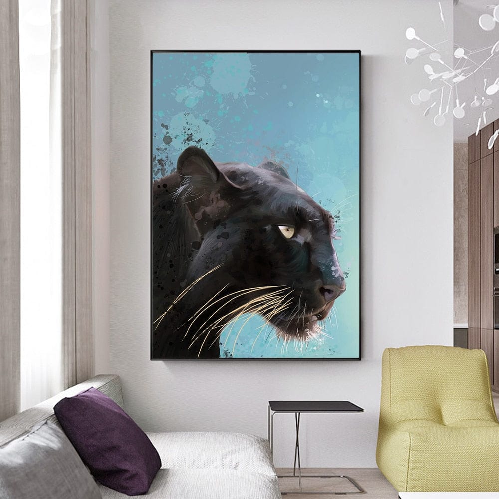 Arthia Designs - The Black Panther Portrait Canvas Art - Review