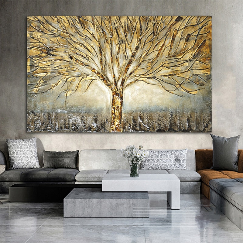 Arthia Designs - Golden Tree Canvas Art - Review