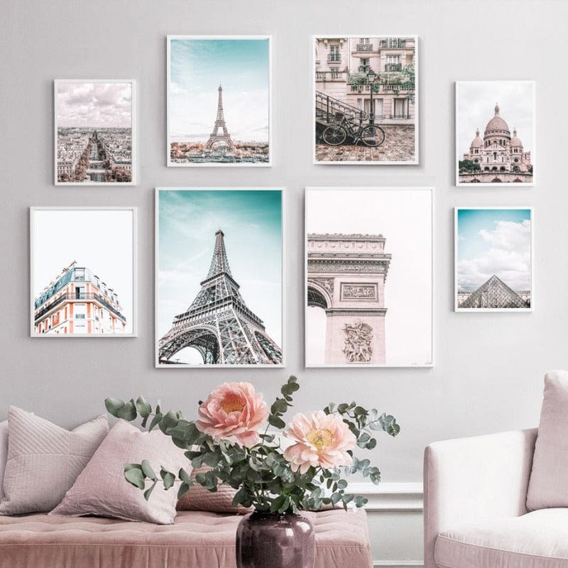 Arthia Designs - Paris Top Sights Gallery Wall Canvas Art - Review