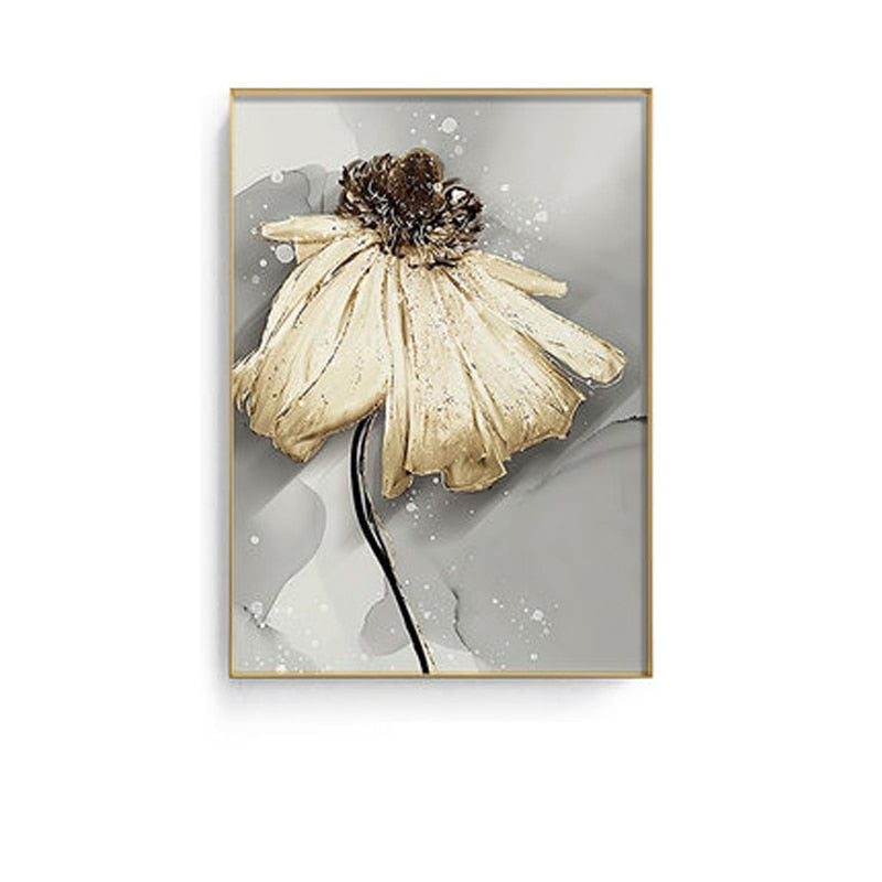 Arthia Designs - Vintage Flowers Minimalism Canvas Art - Review