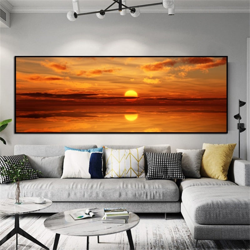 Arthia Designs - Sunset Beach Landscape Canvas Art - Review