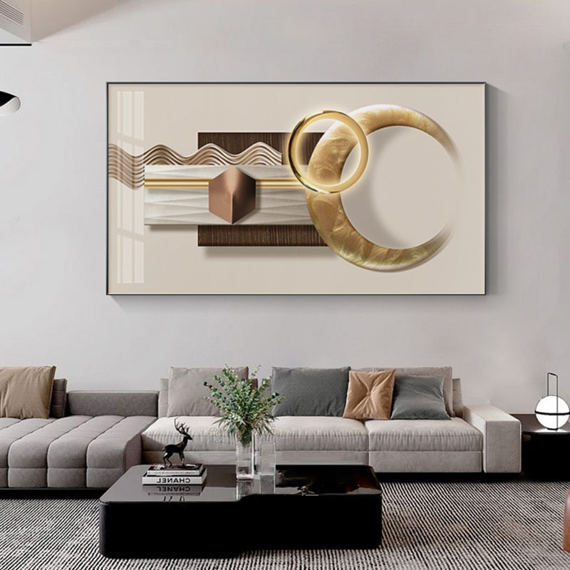 Arthia Designs - Luxury Modern Abstract Gold Canvas Art - Review