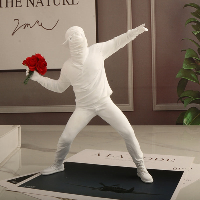 Arthia Designs - Banksy Flower Thrower Figurine - Review