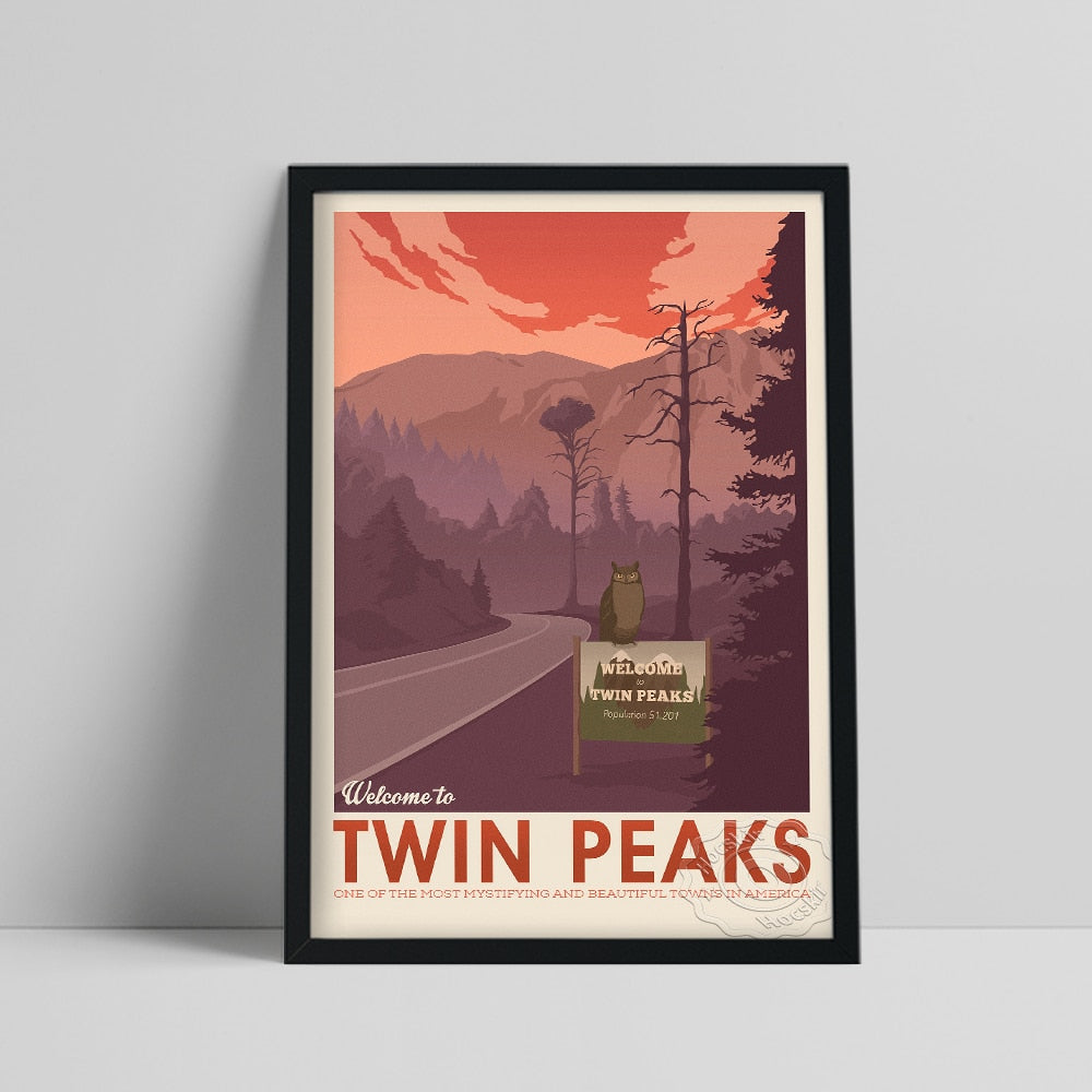 Arthia Designs - Vintage Twin Peaks Series Canvas Art - Review