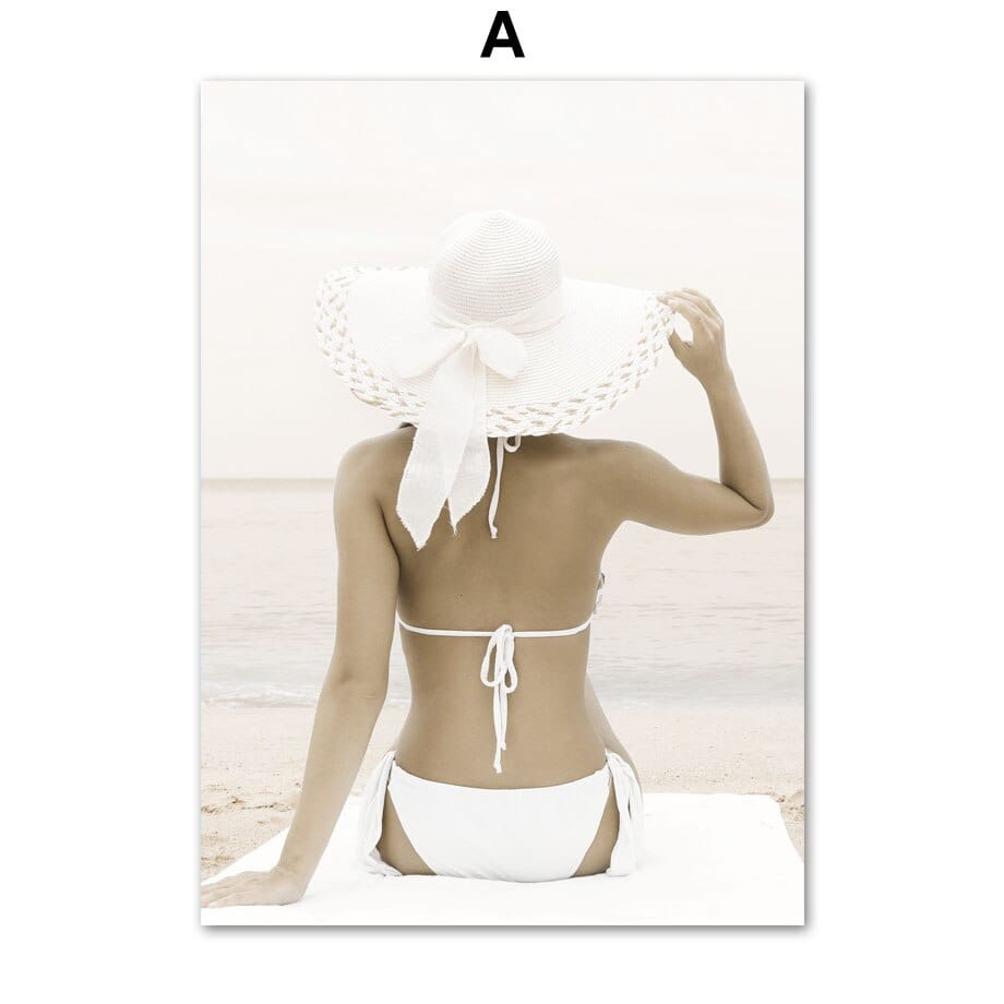 Arthia Designs - Relax Beach Girl Moment Canvas Art - Review