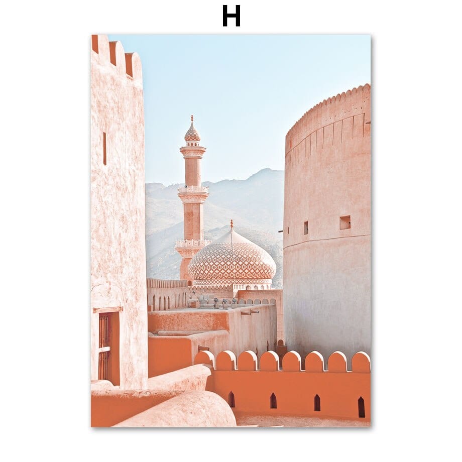 Arthia Designs - Luxury Moroccan Villa Resort Canvas Art - Review