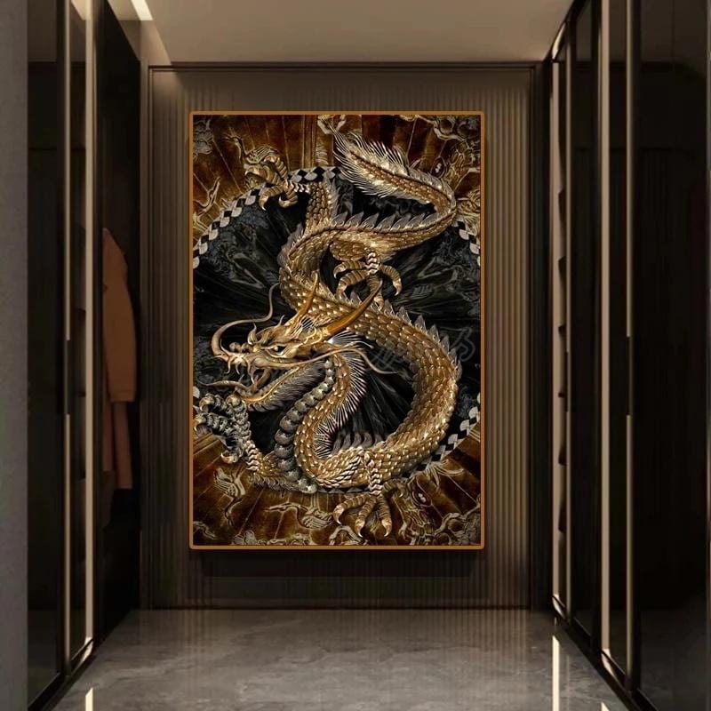 Arthia Designs - Golden Dragon Canvas Art - Review