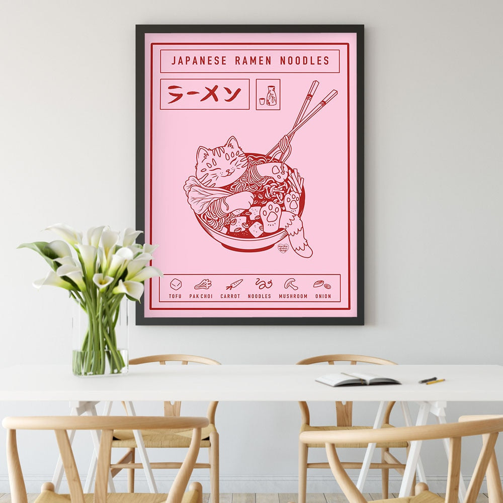 Arthia Designs - Funny Japanese Ramen Noodles Canvas Art - Review