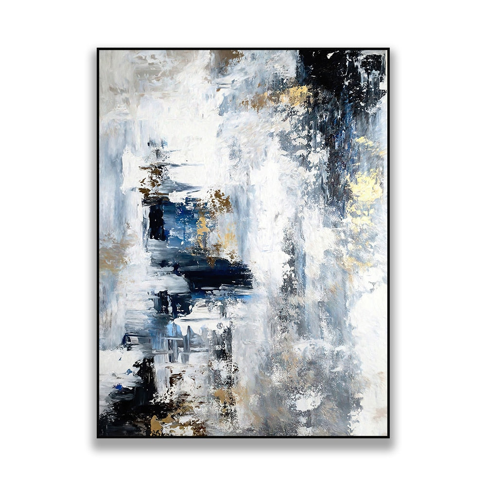 Arthia Designs - Abstract Grey Ashes Texture Canvas Art - Review