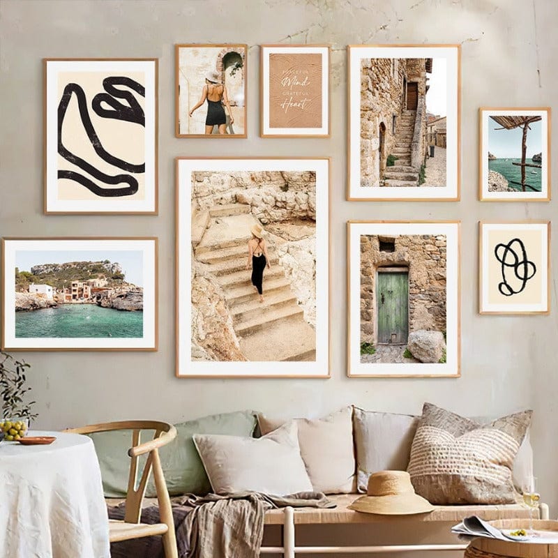 Arthia Designs - European Seaside Old Houses Canvas Art - Review