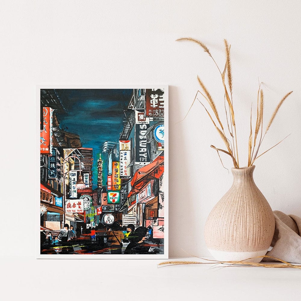 Arthia Designs - Vintage Night Chinatown Canvas Art - Review