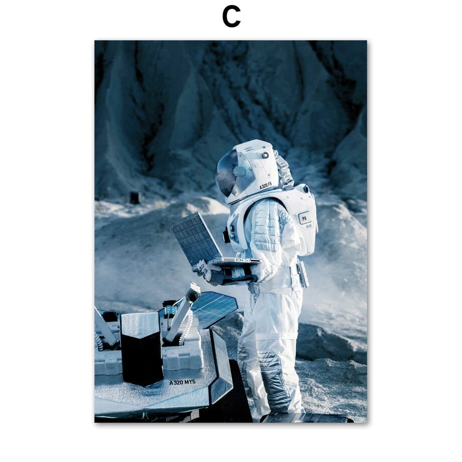 Arthia Designs - NASA Astronaut Landing Canvas Art - Review