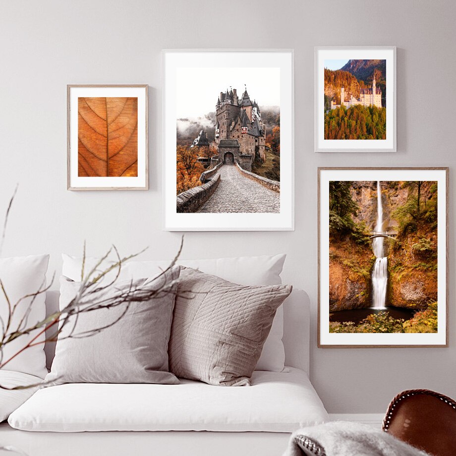 Arthia Designs - Autumn Forest Castle Canvas Art - Review