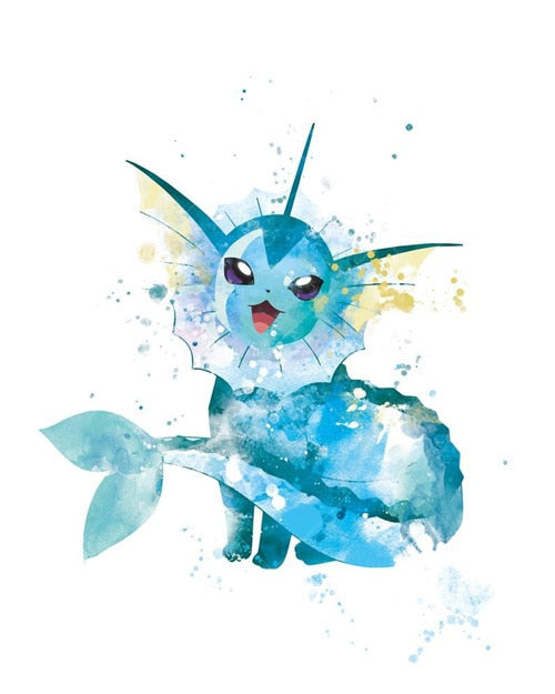 Arthia Designs - Funny Pokemon Watercolor Canvas Art - Review