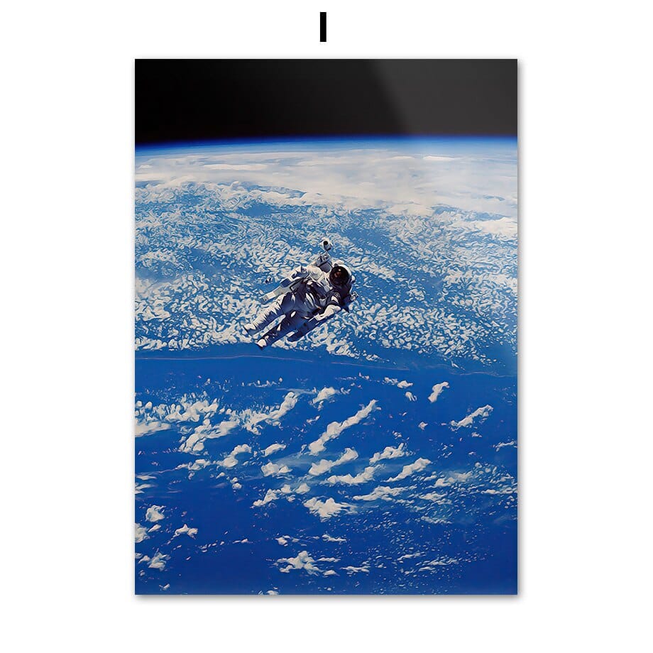 Arthia Designs - Astronaut Goes To Space Canvas Art - Review