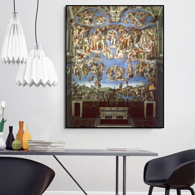 Arthia Designs - The Last Judgement by Michelangelo Canvas Art - Review