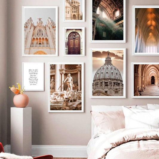 Arthia Designs - Italy Rome Cathedral Church Canvas Art - Review