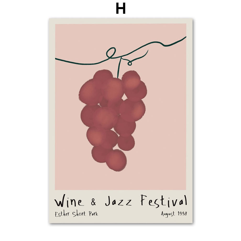 Arthia Designs - Wine Jazz Festival Doodles Canvas Art - Review