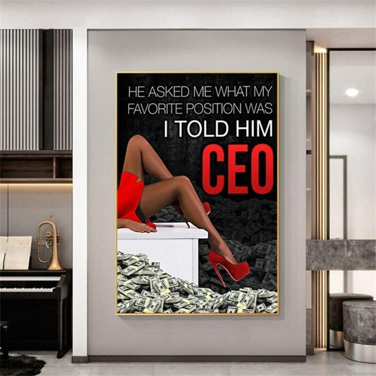 Arthia Designs - Motivational CEO Quote Canvas Art - Review