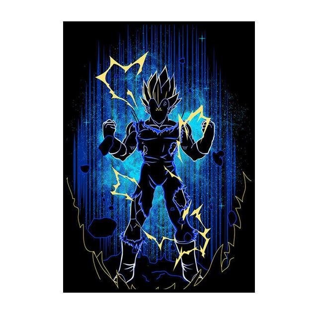 Arthia Designs - Dragon Ball Goku Silhouette Canvas Art - Review