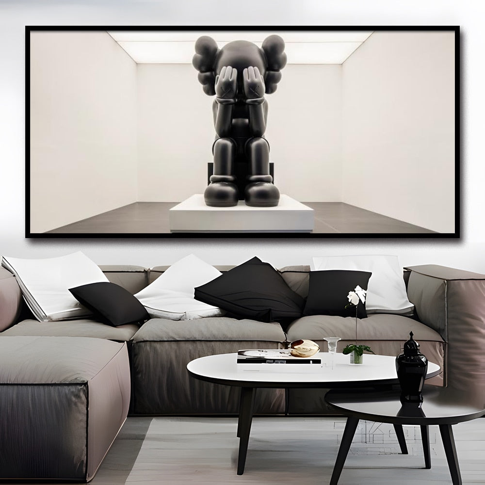 Arthia Designs - KAWS Trending Teddy Bear Canvas Art - Review