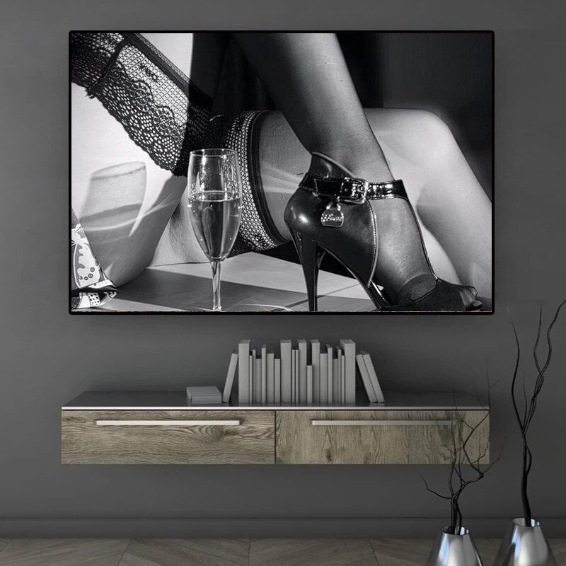 Arthia Designs - Sexy Pretty Women Legs Canvas Art - Review