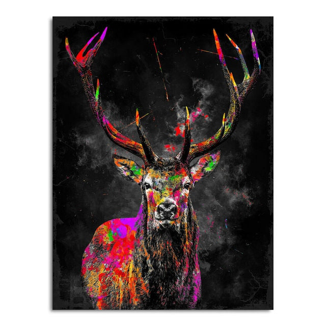 Arthia Designs - Graffiti Animals Oil Paintings Canvas Art - Review