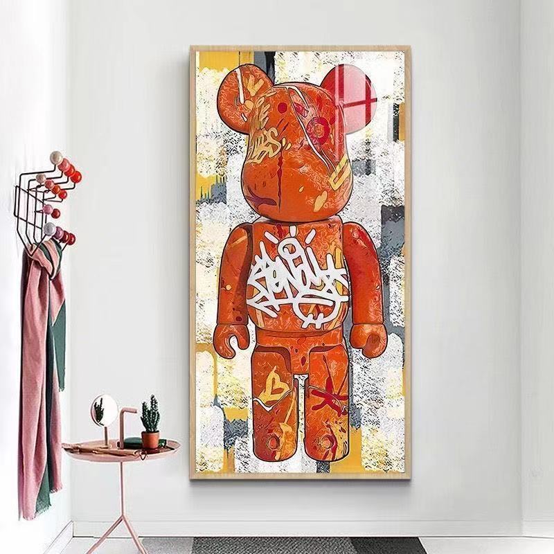 Arthia Designs - Bearbrick Cartoon Doll Canvas Art - Review