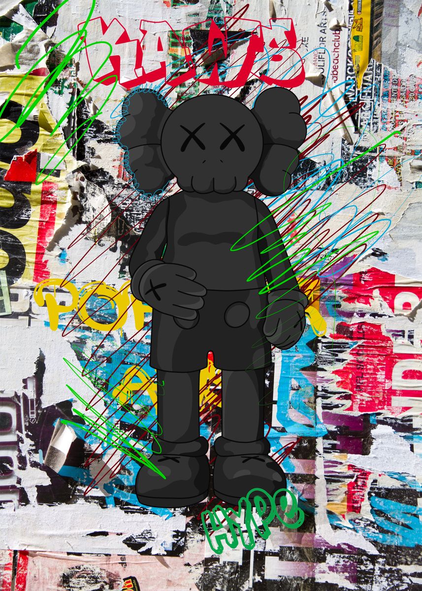 Arthia Designs - Graffiti KAWS Toys Collections Canvas Art - Review