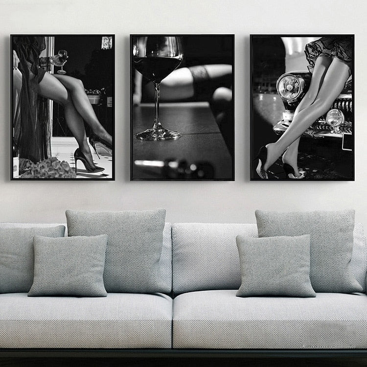 Arthia Designs - Sexy Pretty Women Legs Canvas Art - Review