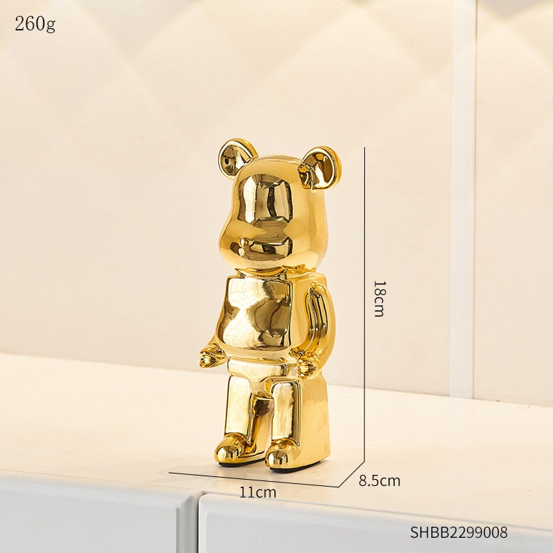 Arthia Designs - Electroplating Piggy Bank Bear Statue - Review