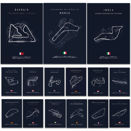 Arthia Designs - Formula 1 Track Circuit Canvas Art - Review