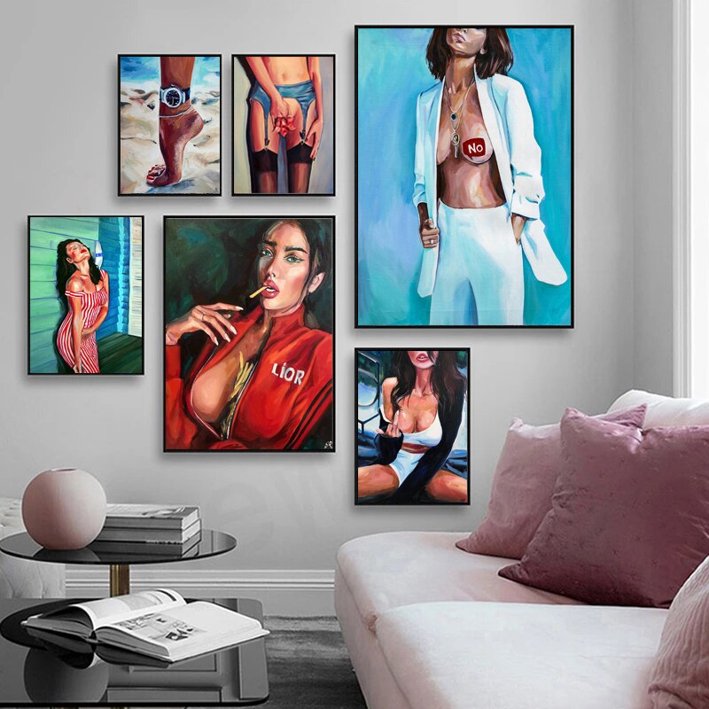 Arthia Designs - Sexy Nude Woman Pose Canvas Art - Review