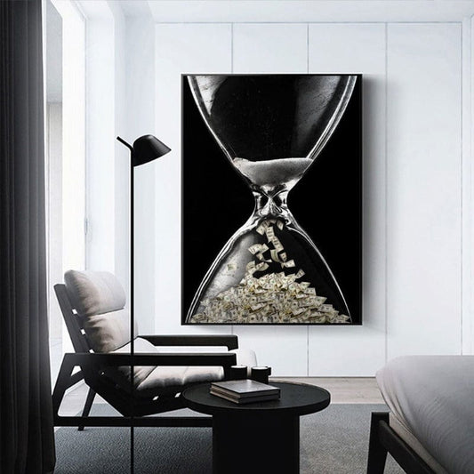 Arthia Designs - Time is Money Canvas Art - Review