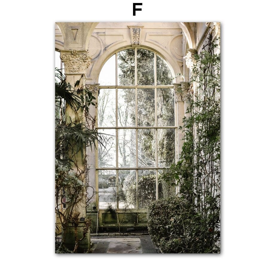 Arthia Designs - Luxury Green Plant Glasshouse Canvas Art - Review