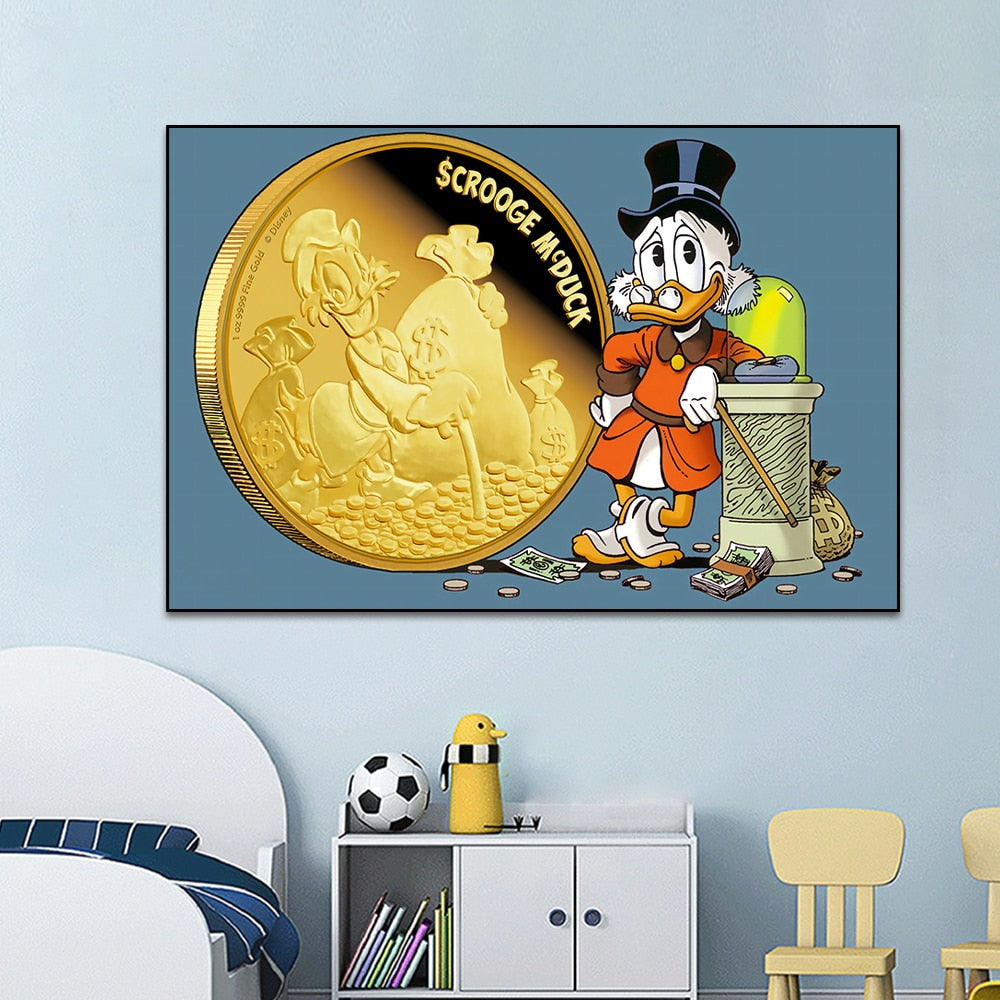 Arthia Designs - Donald Duck American Express Card Canvas Art - Review