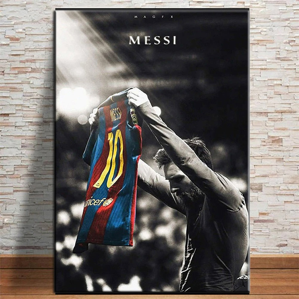 Arthia Designs - GOAT Messi Poster Canvas Art - Review