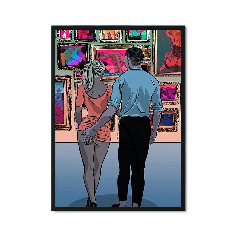 Arthia Designs - Sexy Naughty Erotic Couple Canvas Art - Review