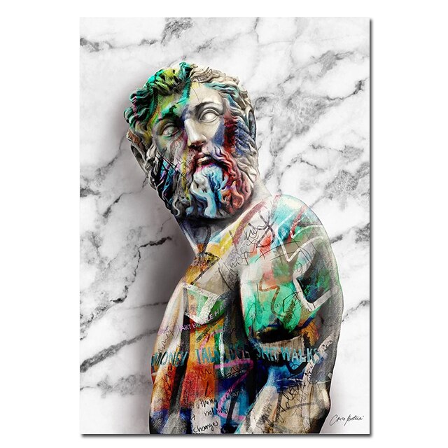 Arthia Designs - Graffiti Greek David Sculpture Canvas Art - Review