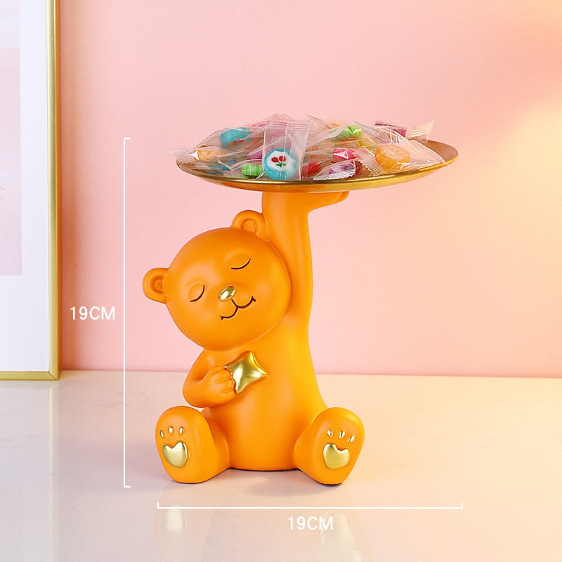 Arthia Designs - Sitting Bow Tie Bear Tray Statue - Review