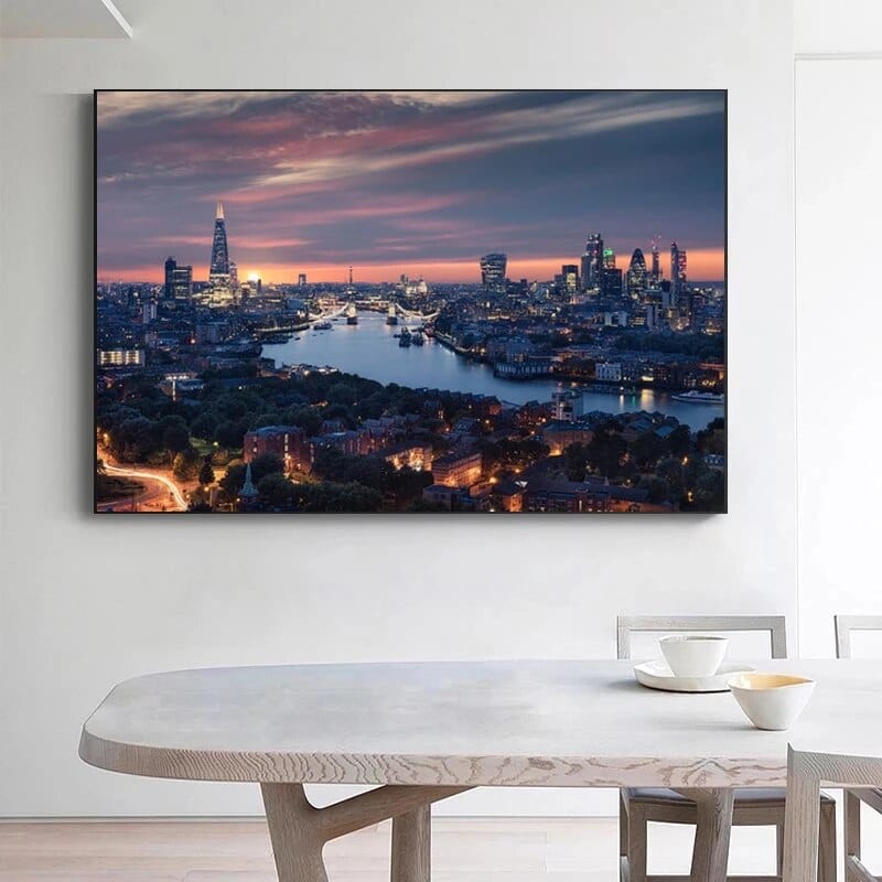 Arthia Designs - Beautiful City Night View Canvas Art - Review