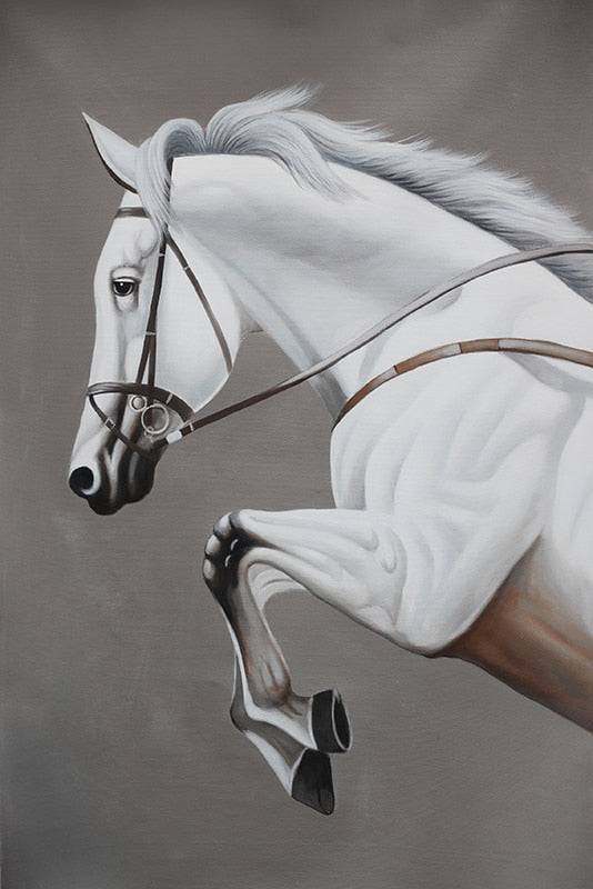Arthia Designs - Abstract Black and White Horse Canvas Art - Review