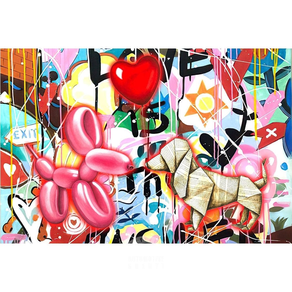 Arthia Designs - Balloon Dog Graffiti Canvas Art - Review