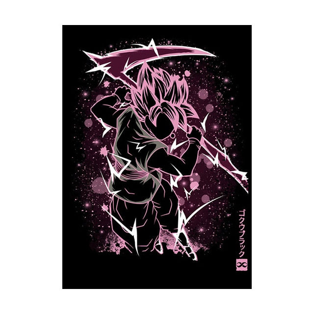 Arthia Designs - Dragon Ball Goku Silhouette Canvas Art - Review