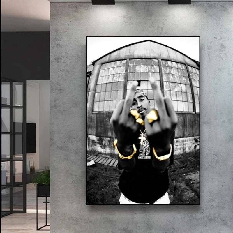 Arthia Designs - Black & White Rapper Canvas Art - Review